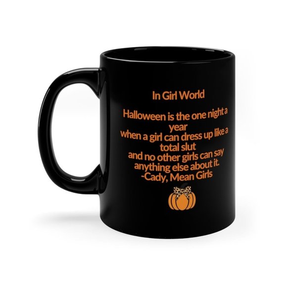 Mean Girls Black Halloween Mug 11oz - Picture 2 of 3